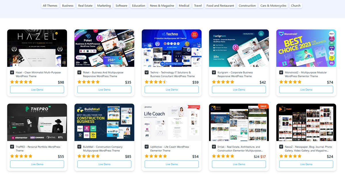 Business Website Templates