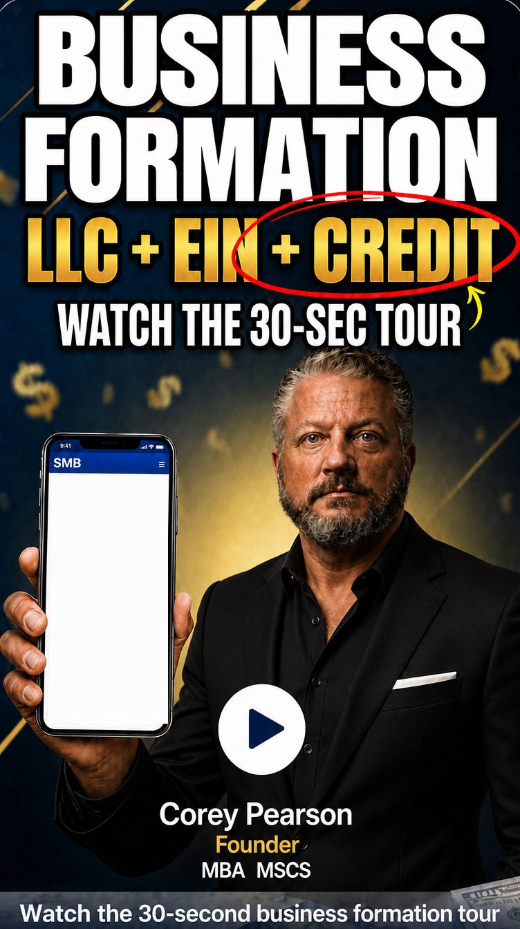 Business formation activated -- watch the 30-second tour